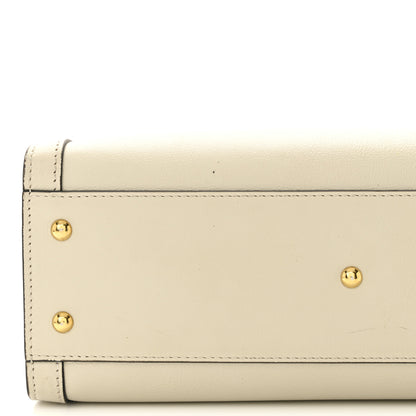 Gucci Wonka Grain Calfskin Small Diana Tote Bag Mystic White Orange Fluo 15 of 15