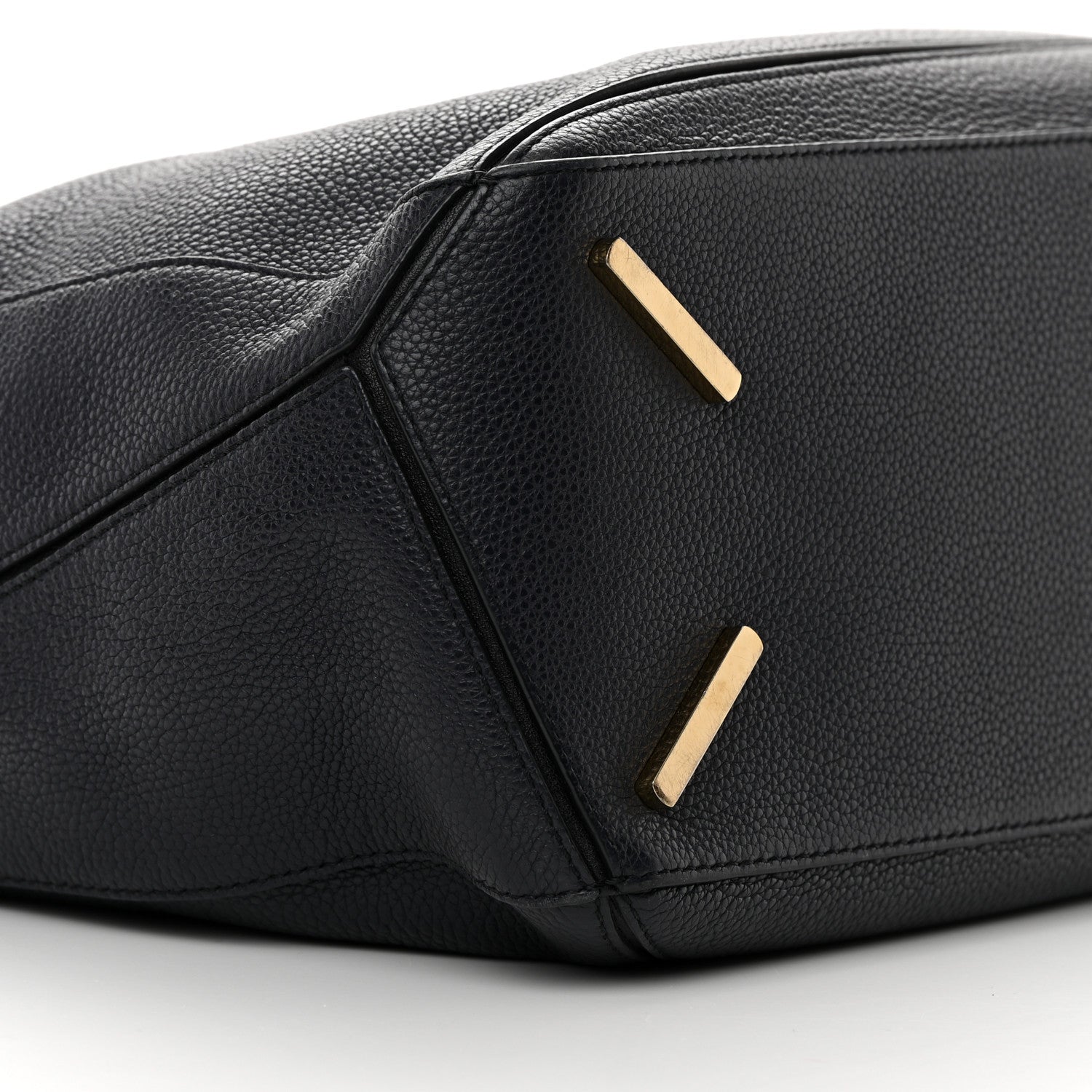 Loewe Calfskin Medium Puzzle Bag Midnight Blue Black 9 of 22