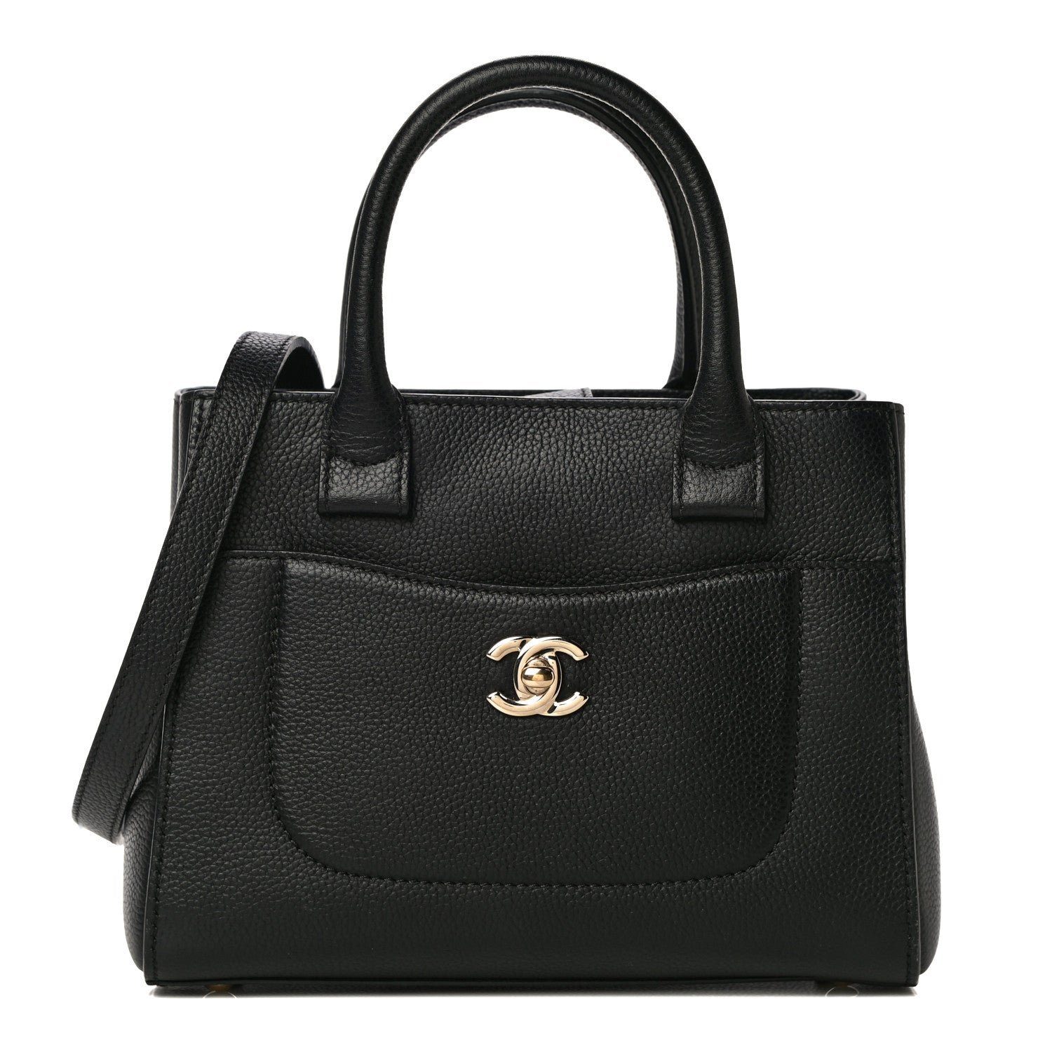 Chanel Grained Calfskin Mini Neo Executive Shopper Tote Black 1 of 10