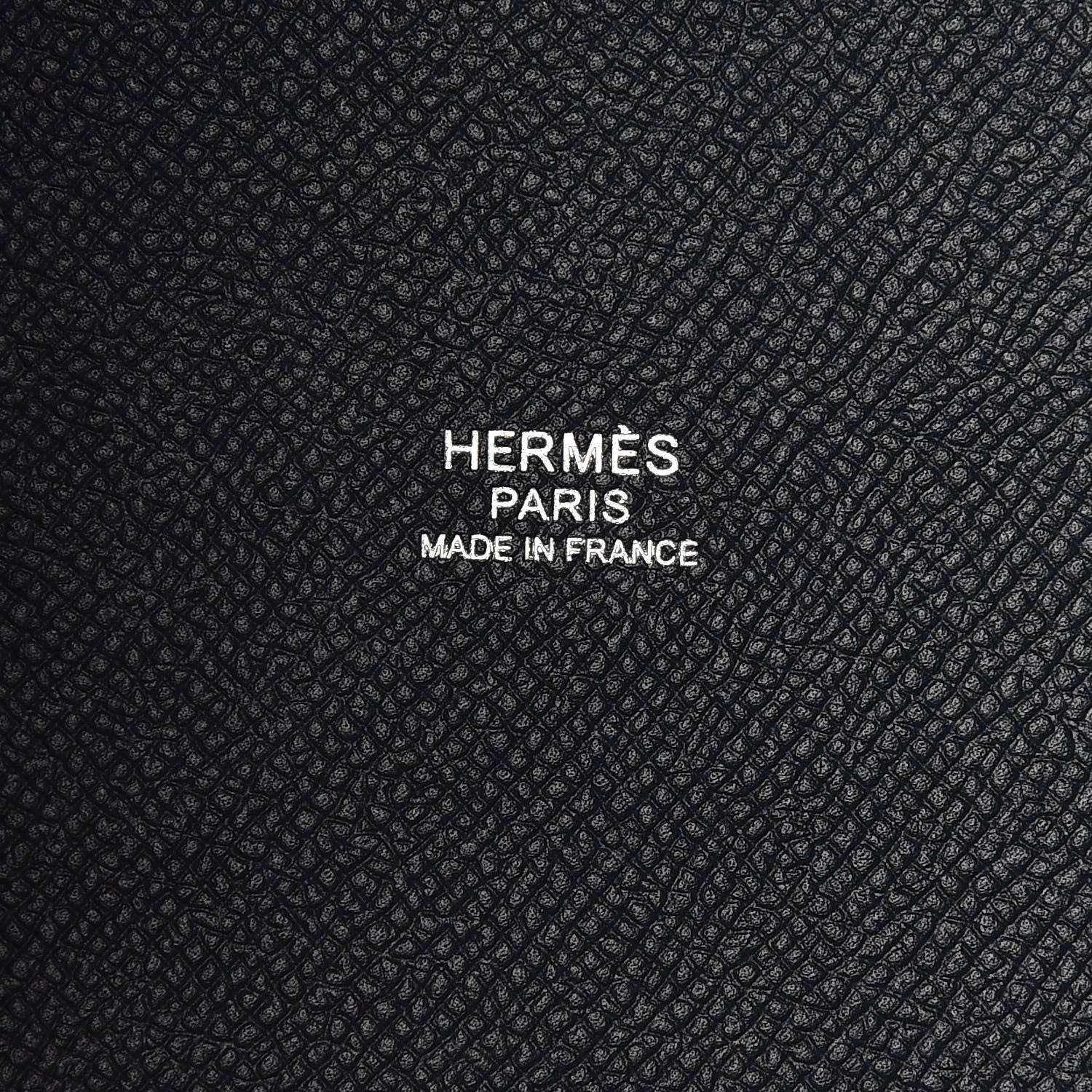 Hermes Epsom Tressage De Cuir Picotin Lock 18 PM Bleu Indigo Black Terre Battue 6 of 9