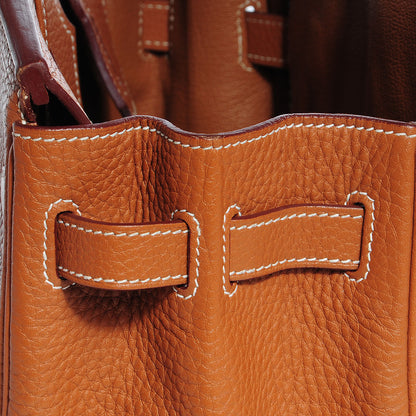 Hermes Taurillon Clemence Birkin 30 Gold 12 of 30