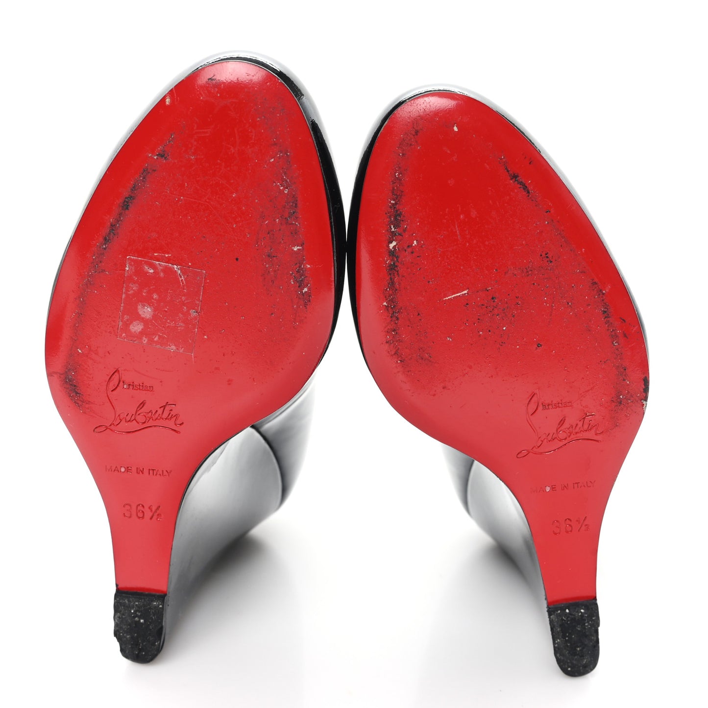 Patent Ron Ron Zeppa 80 Wedges 36.5 Black