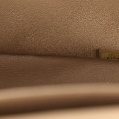 Chanel Lambskin Quilted Jumbo Double Flap Beige Clair 9 of 11