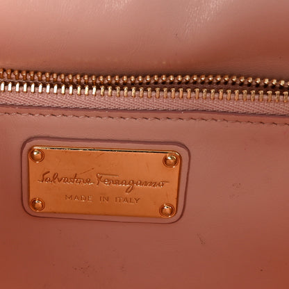 Salvatore Ferragamo Patent  Vara Bow Shoulder Bag Black 6 of 9