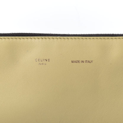 Celine Lambskin Soft Trio Zipped Bag Vanilla 7 of 9