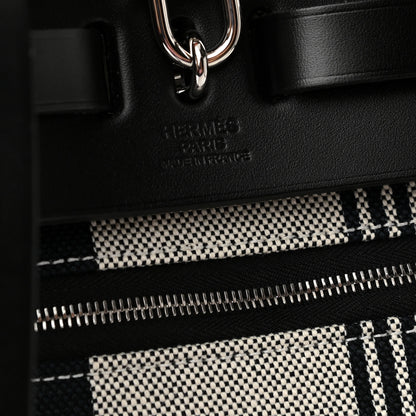 Hermes Vache Hunter Toile H Vibration Herbag a Dos Retourne Backpack Ecru Beige Naturel 7 of 10