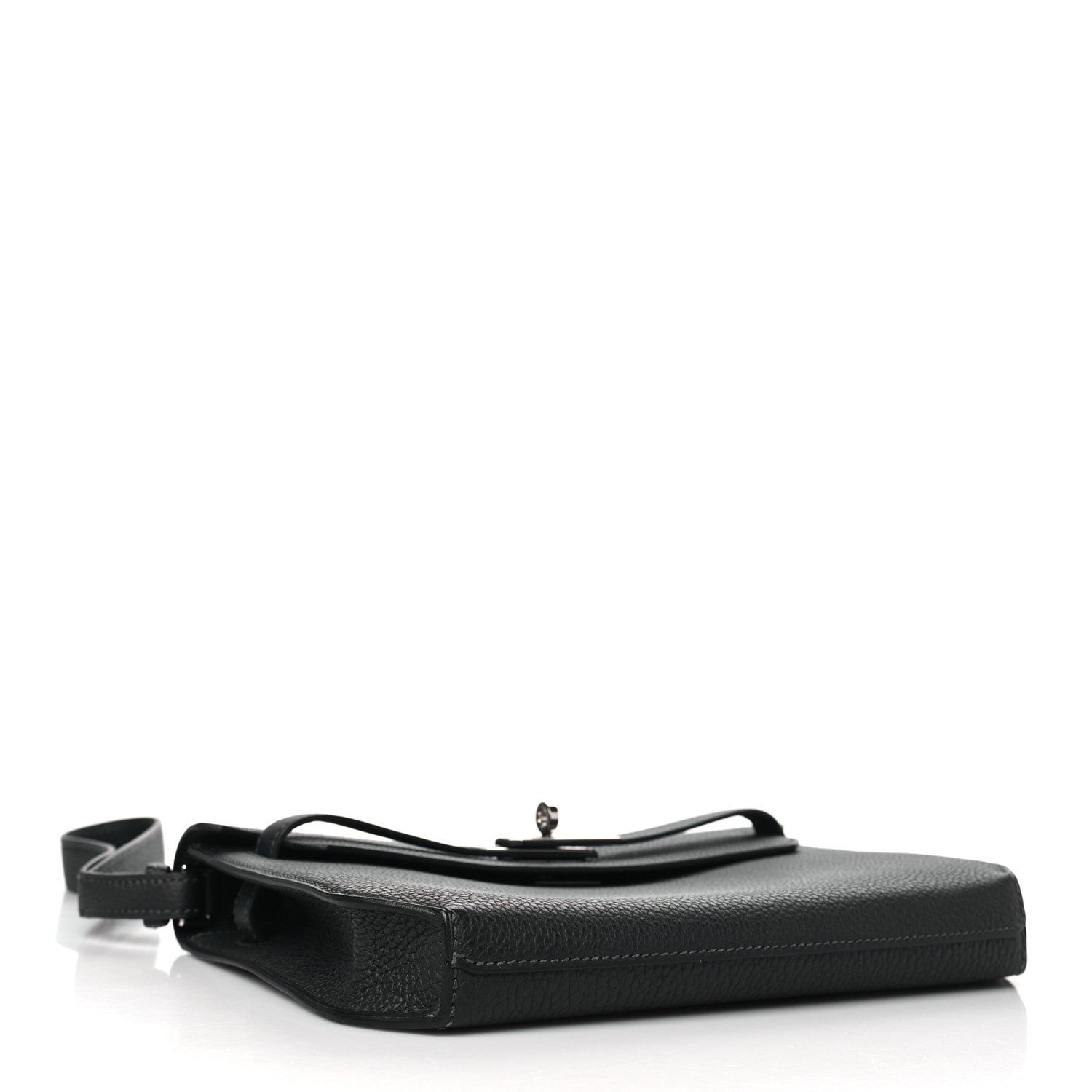 Hermes Togo Kelly Depeches 25 Pouch Black 4 of 11