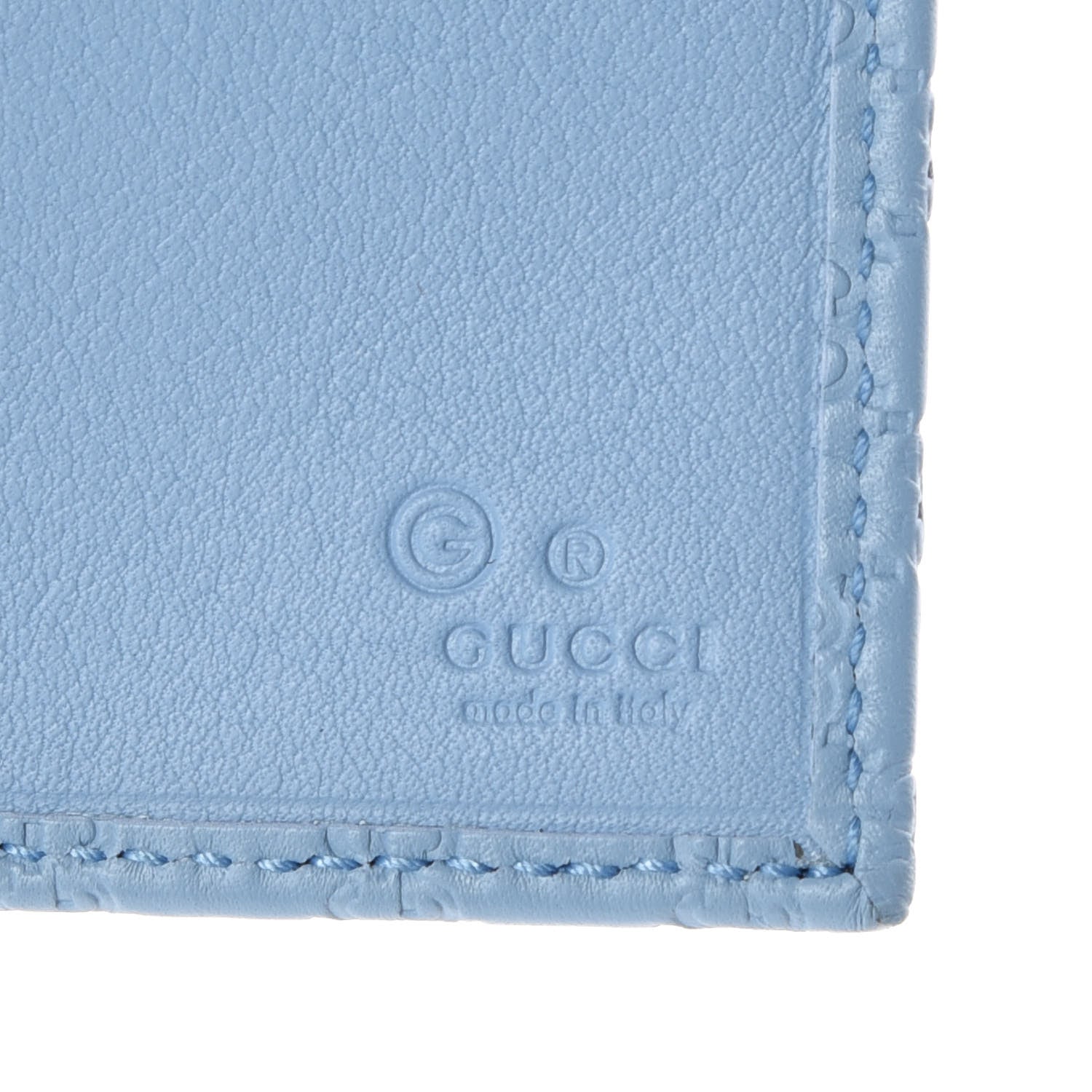 Gucci Soft Microguccissima Continental Wallet Mineral Blue 10 of 12