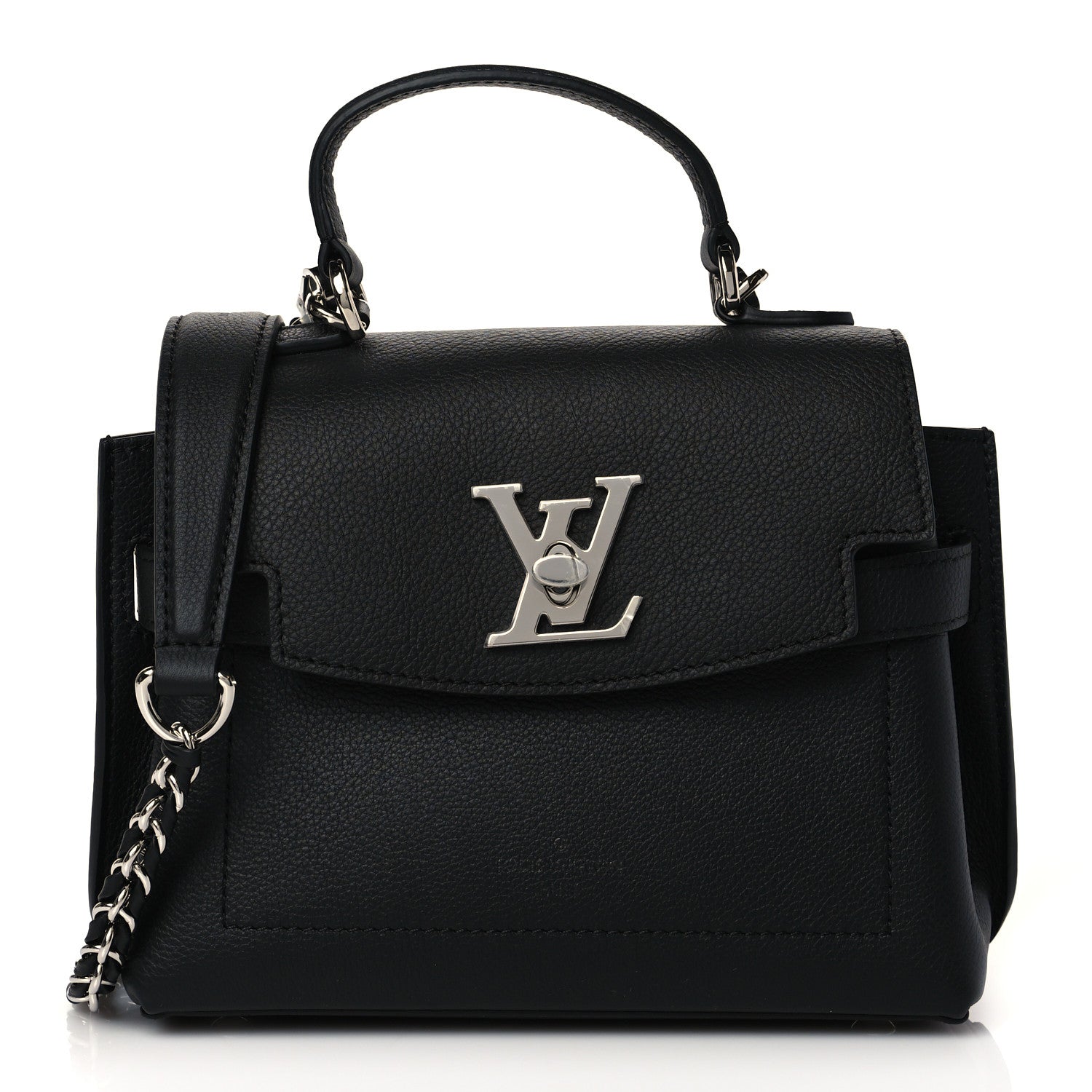 Louis Vuitton Calfskin Lockme Ever Mini Black 1 of 8