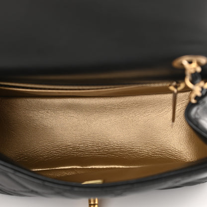 Chanel Lambskin Quilted Mini Pearl Crush Flap Black 5 of 11