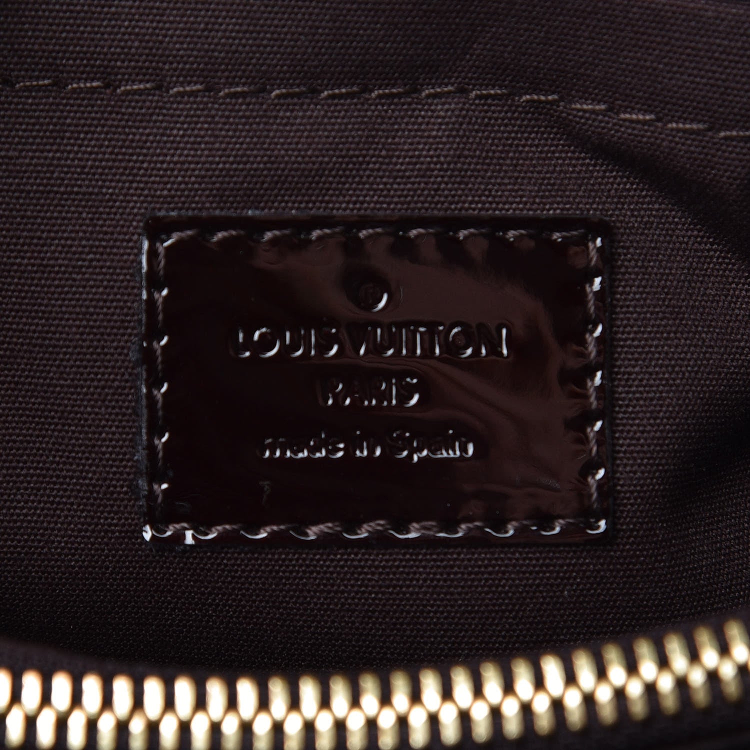 Louis Vuitton Vernis Montaigne BB Amarante 6 of 6