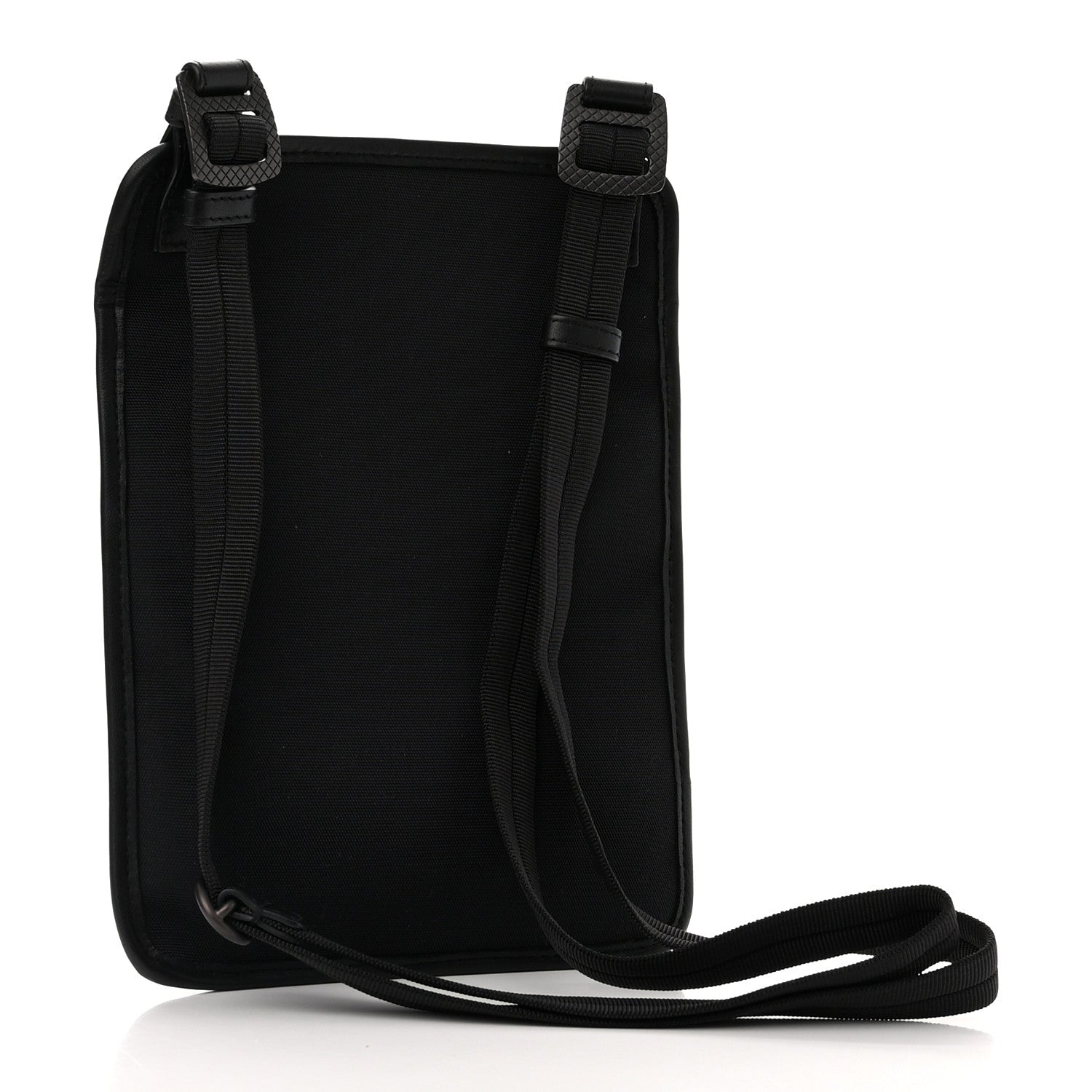 Bottega Veneta Nappa Intrecciato Nylon High Tech Crossbody Pouch Black 3 of 9