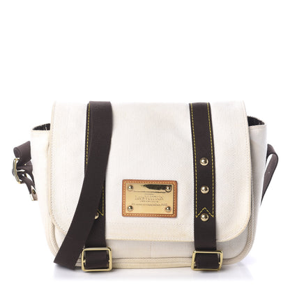 Louis Vuitton Antigua Besace PM Messenger White 1 of 8