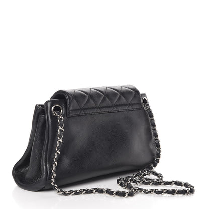 Chanel Caviar Quilted Accordion Mademoiselle Flap Black 3 of 10