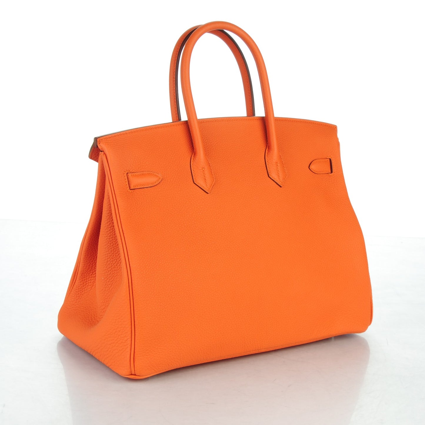Togo Horseshoe Birkin 35 Orange Rouge Casaque