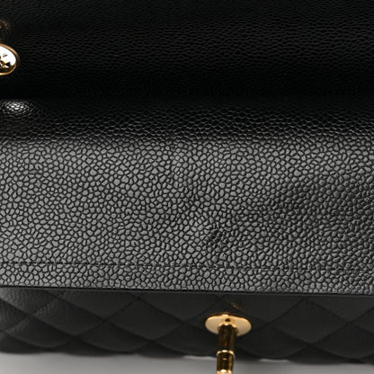Chanel Caviar Quilted Small Double Flap Black 14 of 15