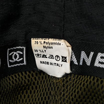 Chanel Nylon Logo Bucket Hat M Black 6 of 7