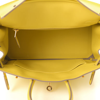 Hermes Swift Birkin 25 Lime 5 of 11