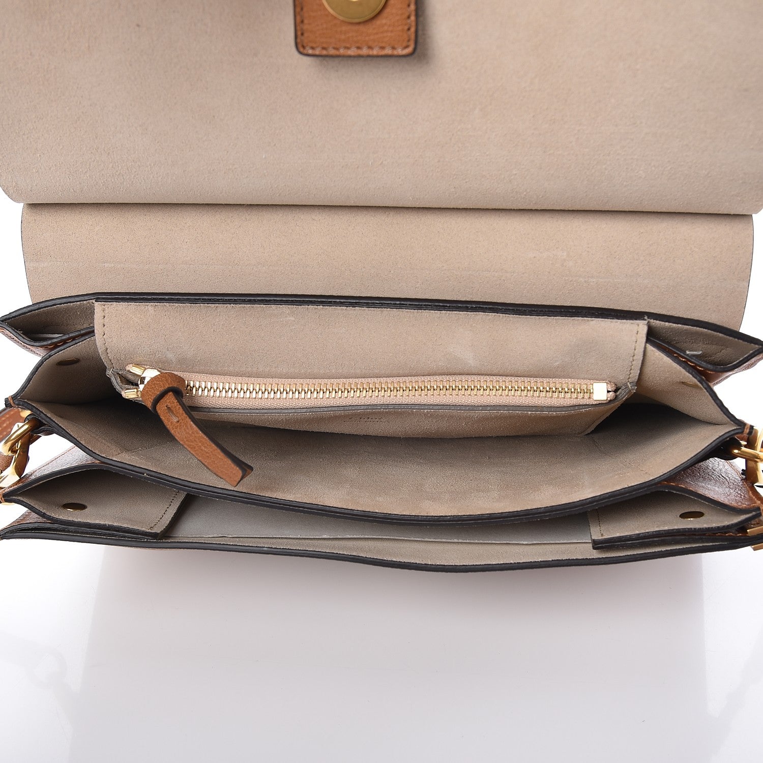 Chloe Goatskin Medium Faye Shoulder Bag Caramel 5 of 7