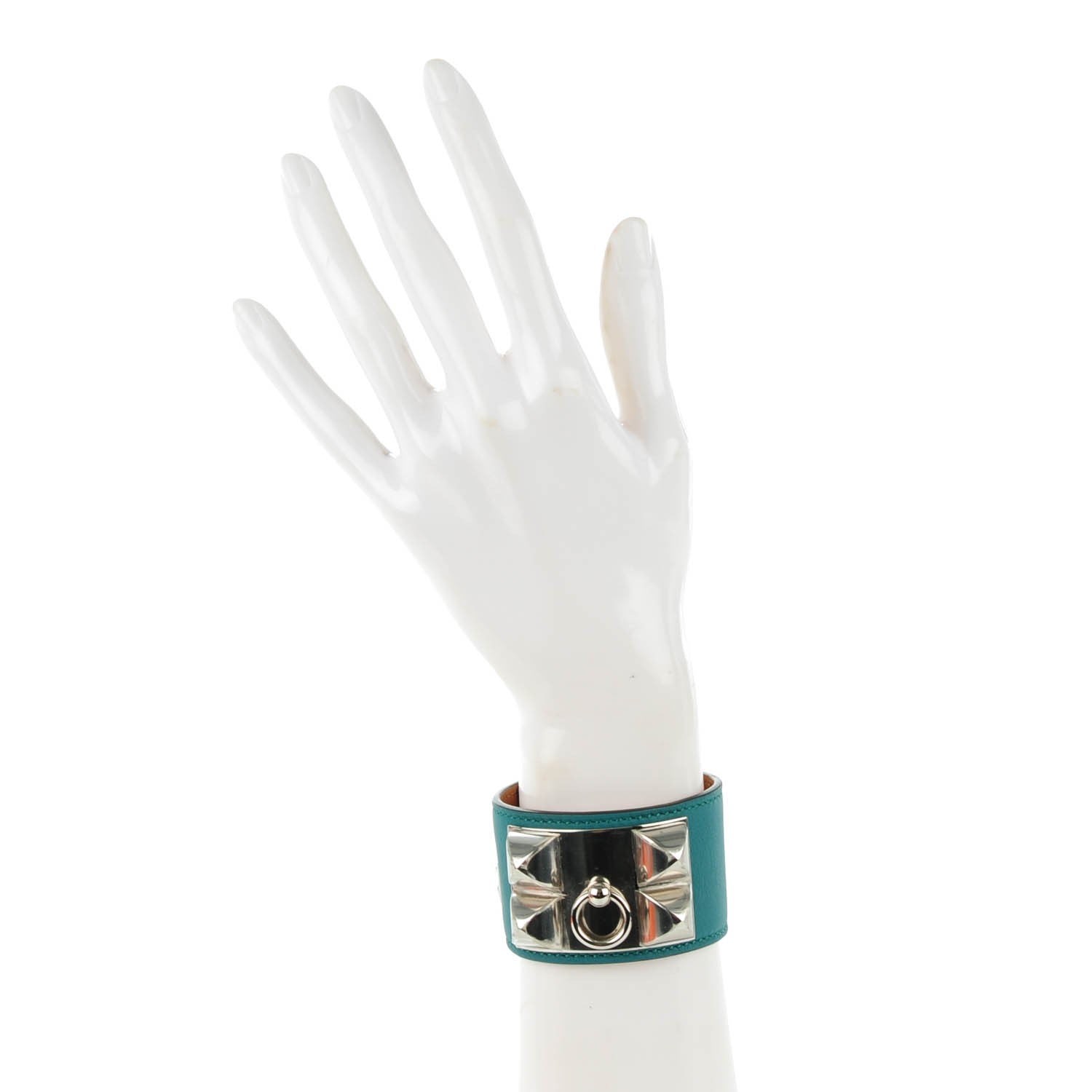 Hermes Swift Collier de Chien CDC Bracelet Malachite S 2 of 7