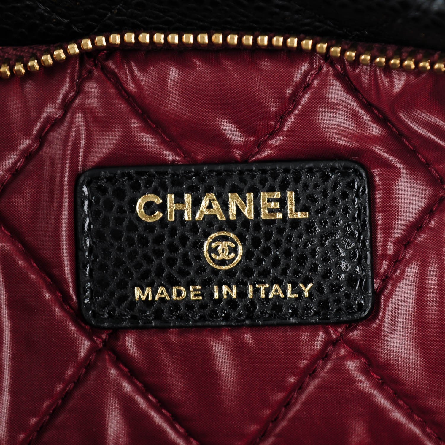 Chanel Caviar Quilted CC Beauty Clutch Black 6 of 7