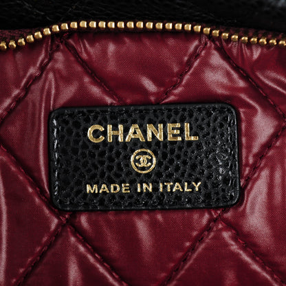 Chanel Caviar Quilted CC Beauty Clutch Black 6 of 7
