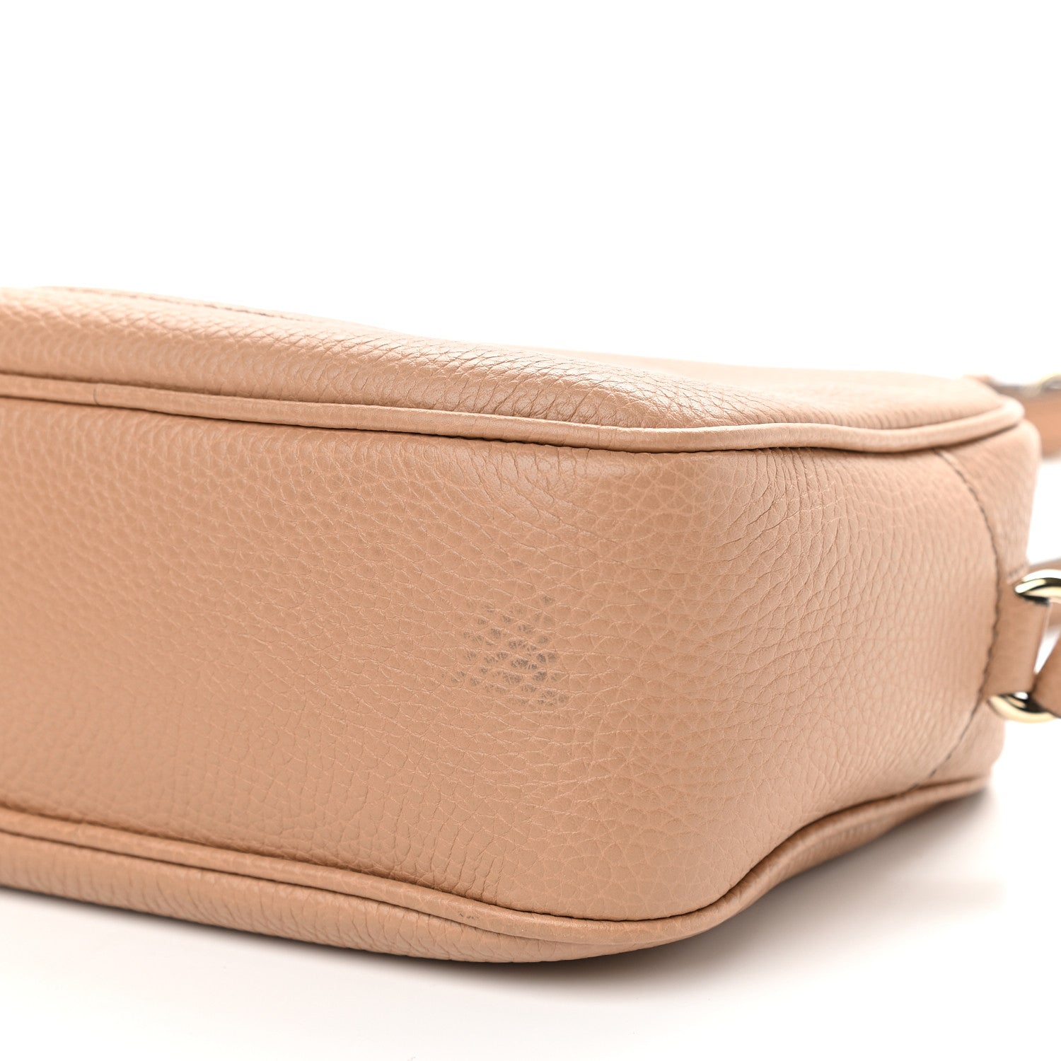 Gucci Pebbled Calfskin Small Soho Disco Bag Camelia 9 of 11