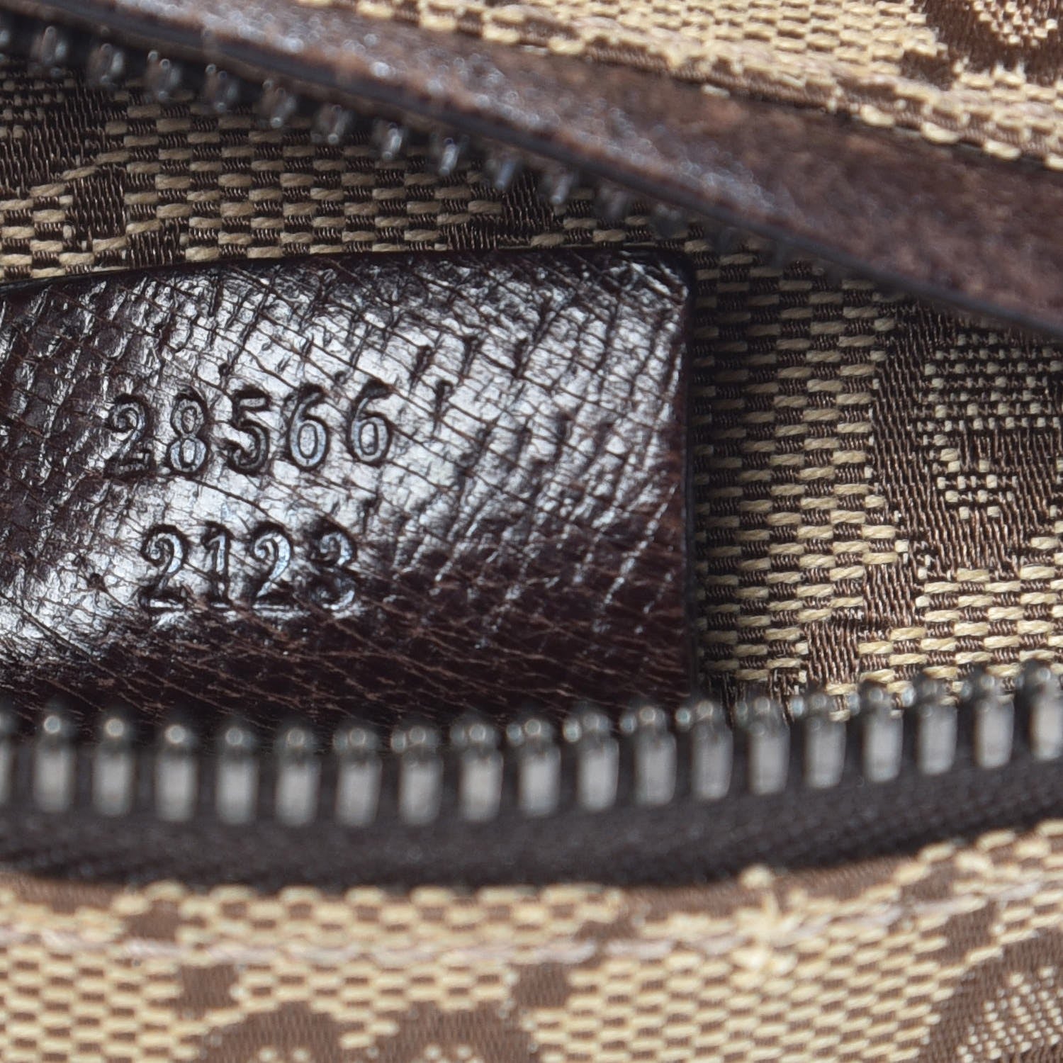 Gucci Monogram Web Belt Bag Dark Brown 8 of 11