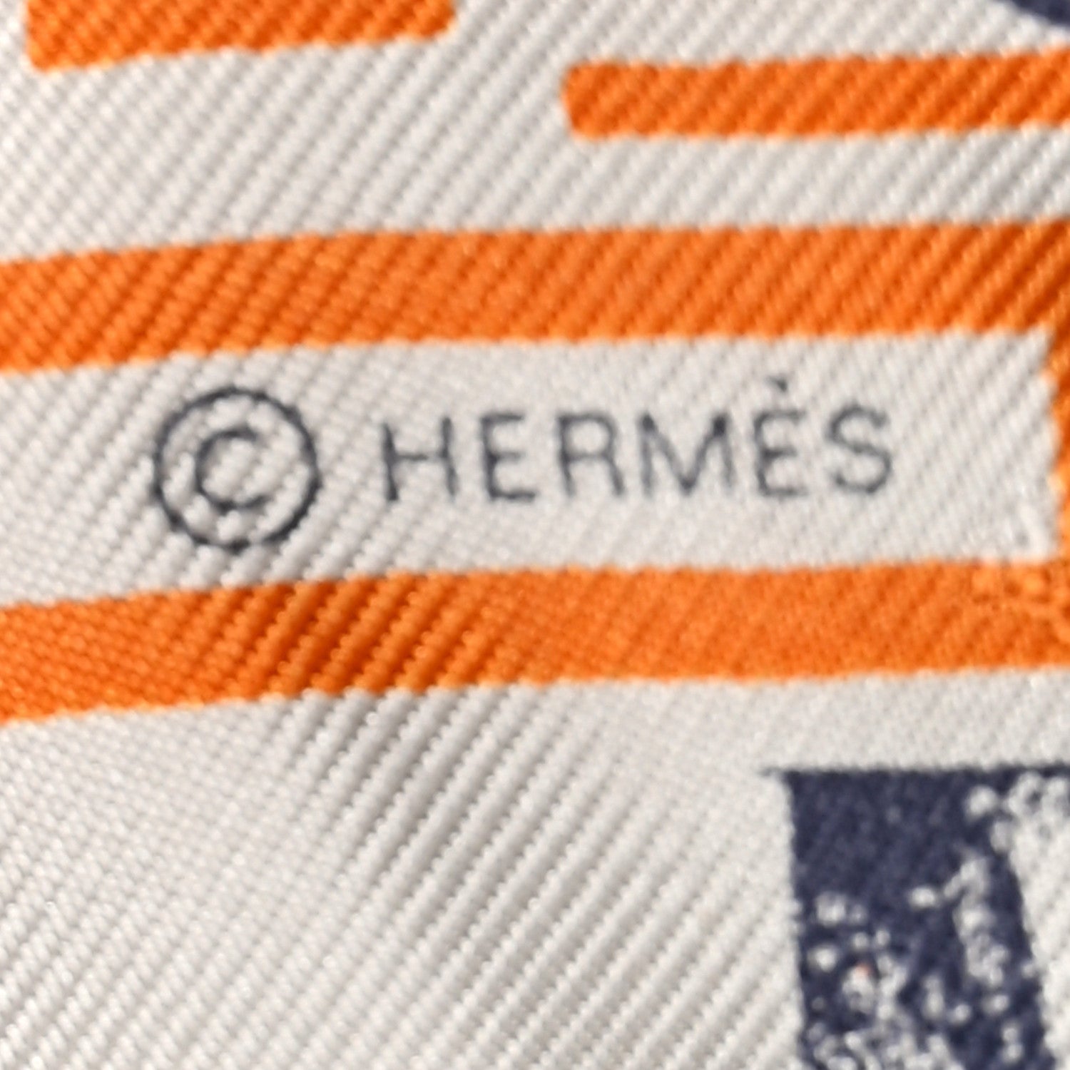 Hermes Silk Garde Robe Pop Twilly Argent Multicolor 3 of 4