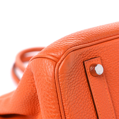 Hermes Togo BIRKIN 35 Orange 8 of 12