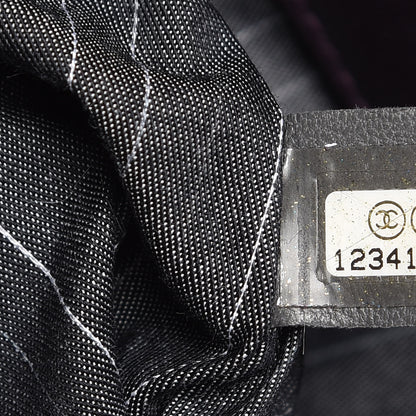 Chanel Suede Union Jack Jumbo Mademoiselle Flap Purple 7 of 14