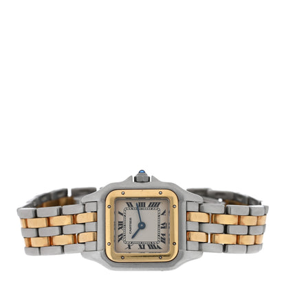 Cartier Stainless Steel 18K Yellow Gold 22mm Panthere Quartz Watch 2 of 4