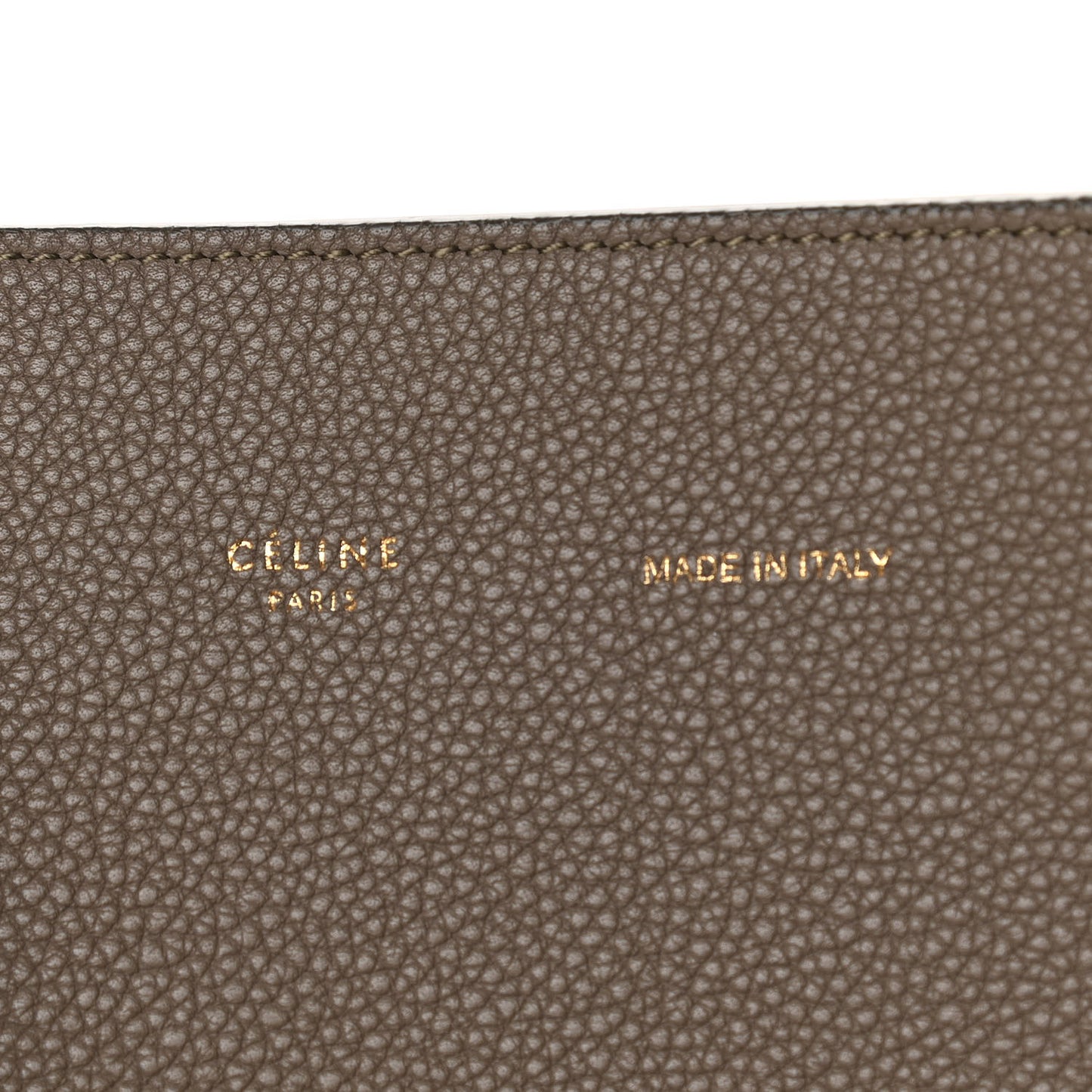 Soft Grained Calfskin Small Belt Cabas Phantom Taupe