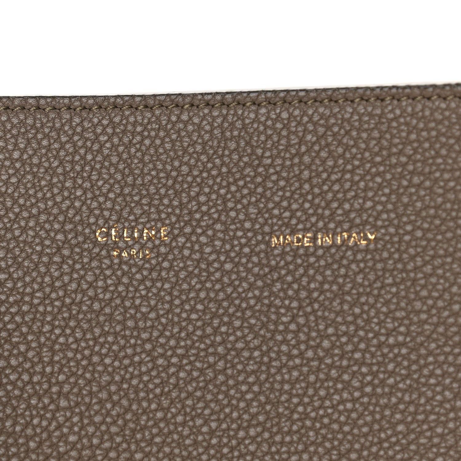 Celine Soft Grained Calfskin Small Belt Cabas Phantom Taupe 7 of 11
