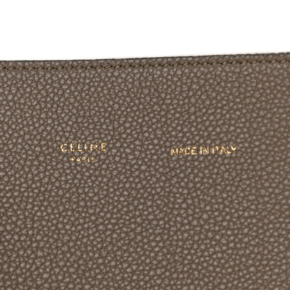 Celine Soft Grained Calfskin Small Belt Cabas Phantom Taupe 7 of 11