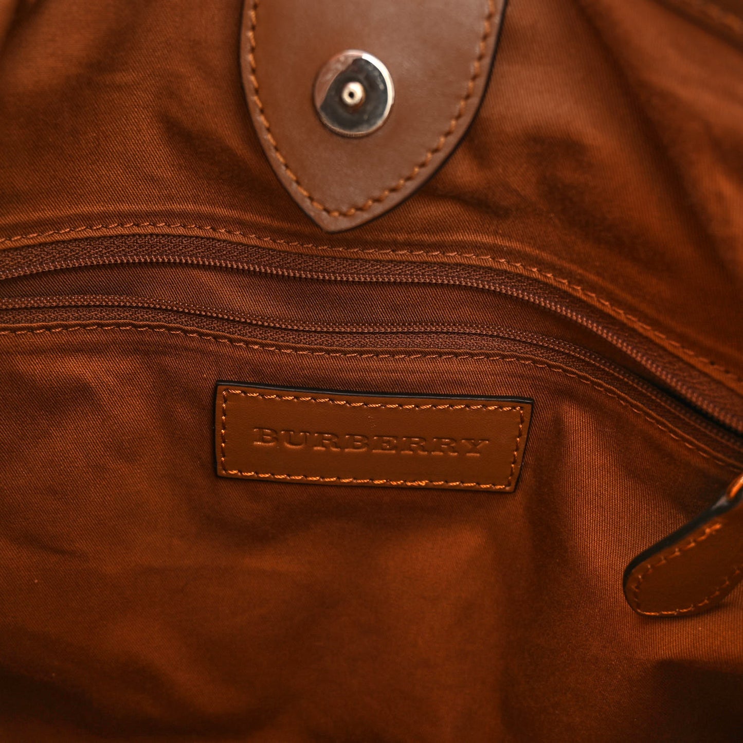 Haymarket Check Small Northfield Tote Mid Camel