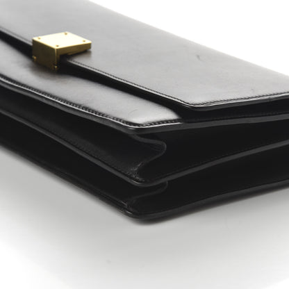 Celine Smooth Calfskin Medium Case Chain Flap Black 7 of 9
