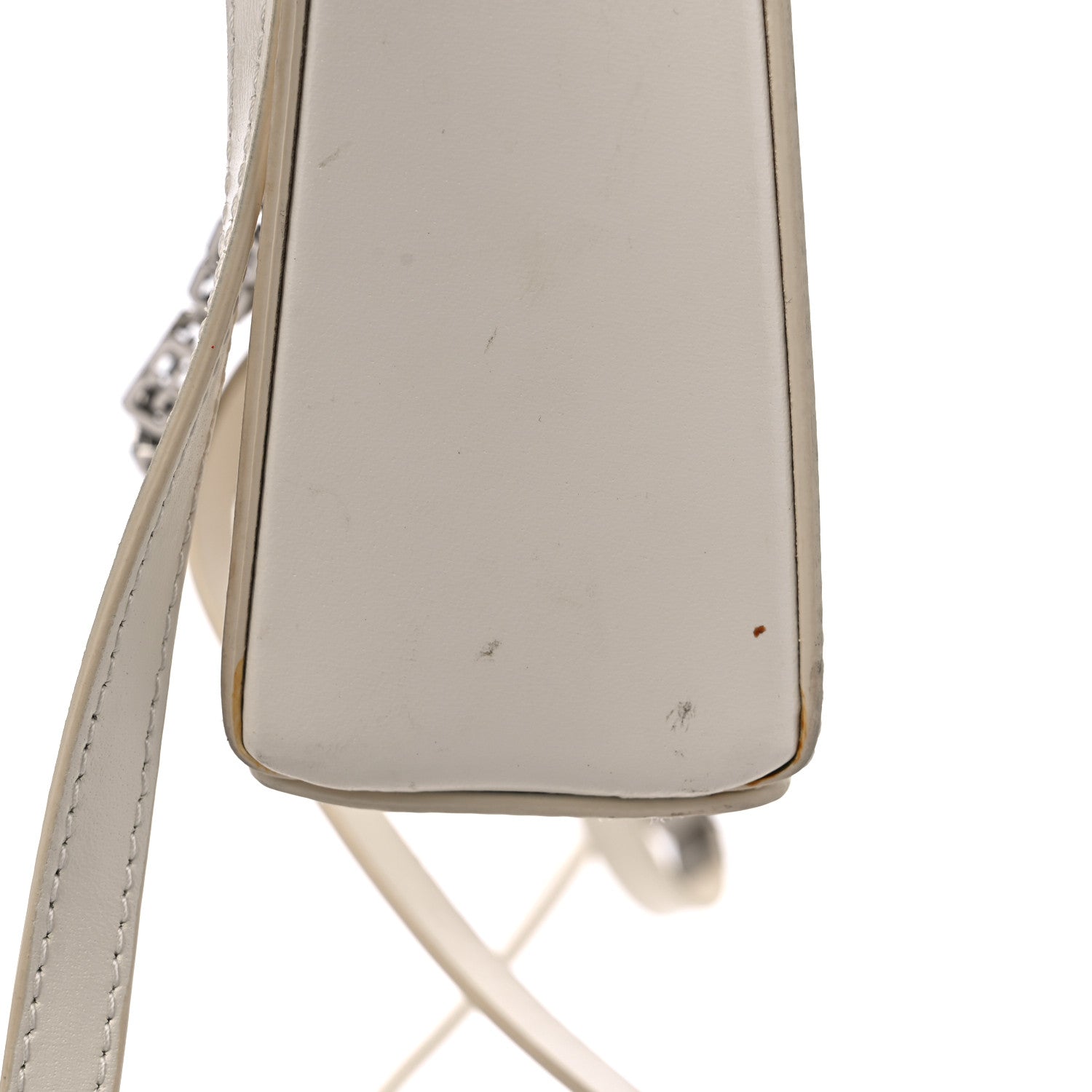Givenchy Box Calfskin Mini Cut Out Shoulder Bag Ivory 14 of 16