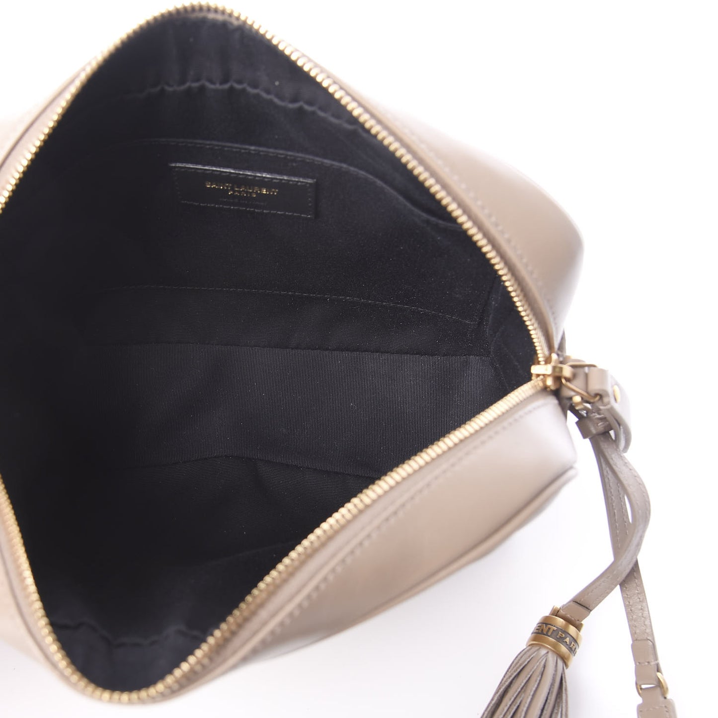 Calfskin Matelasse Monogram Lou Camera Bag Dusty Grey