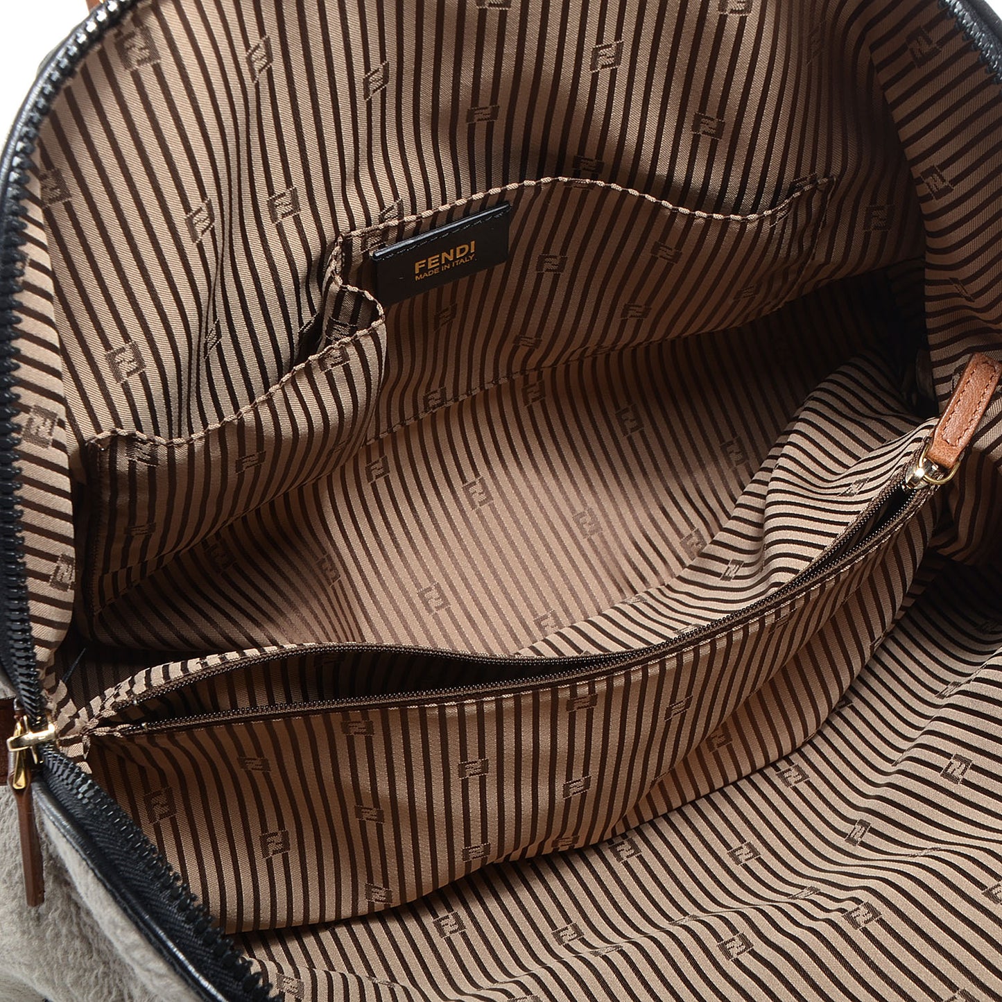 Tessuto Matelasse Chameleon Tote Ecru Black