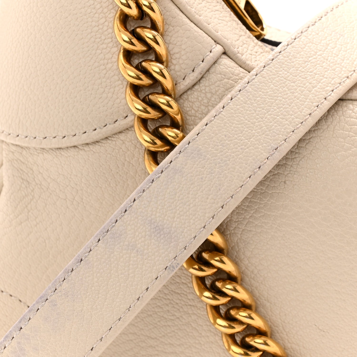 Gucci Goatskin Small Aphrodite Shoulder Bag Mystic White 11 of 12