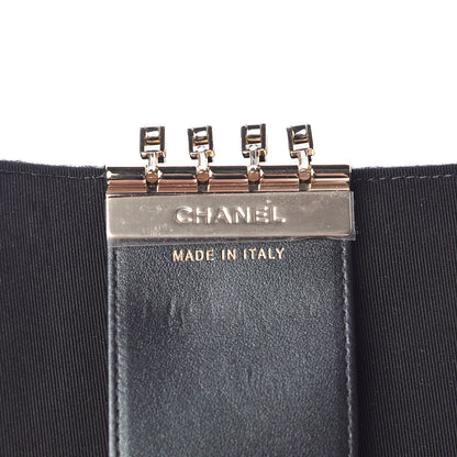 Chanel Iridescent Caviar Quilted Classic 4 Key Holder Wallet Black 8 of 10