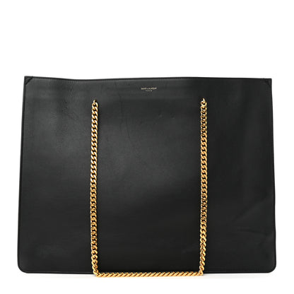 Saint Laurent Calfskin Siena Ultra Lux Tote Black 1 of 15