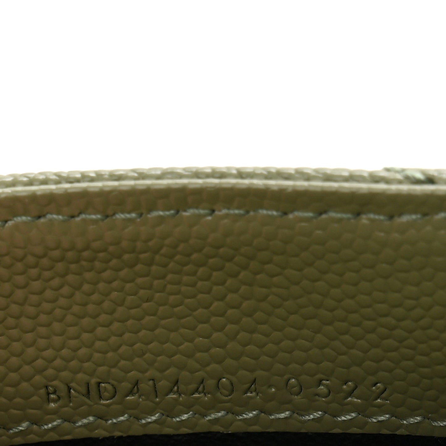 Grain De Poudre Matelasse Chevron Small Monogram Envelope Wallet Light Sage