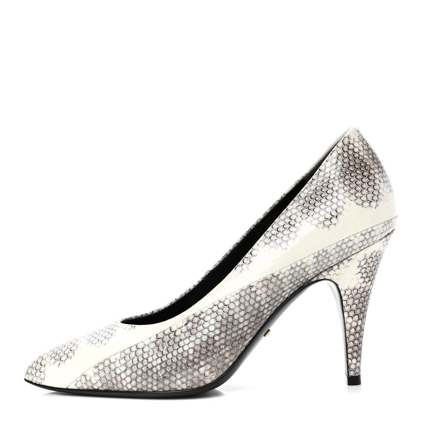 Snakeskin Pumps 38.5 Grey