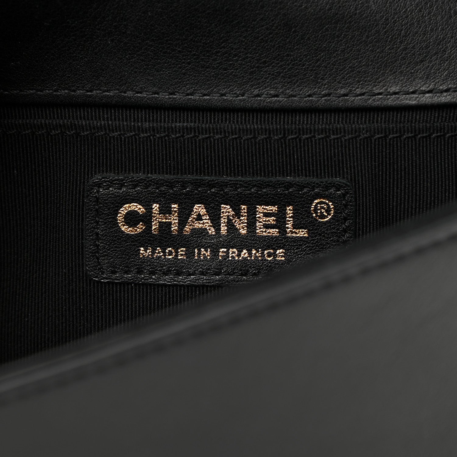 Chanel Lambskin Chevron Quilted Small Boy Flap Black 6 of 11