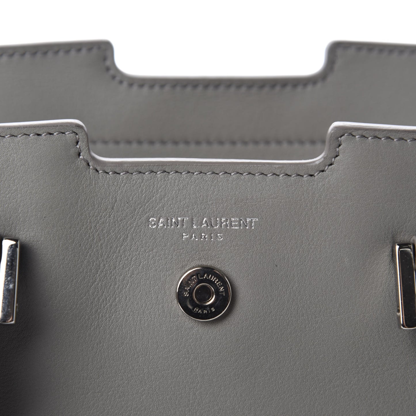 Calfskin Monogram Baby Cabas Fog