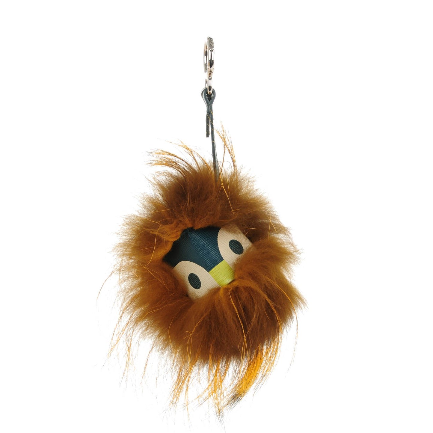 Fox Fur Vitello Lucy Junior Mini Monster Bag Bug Charm Ocean Multicolor Giallo