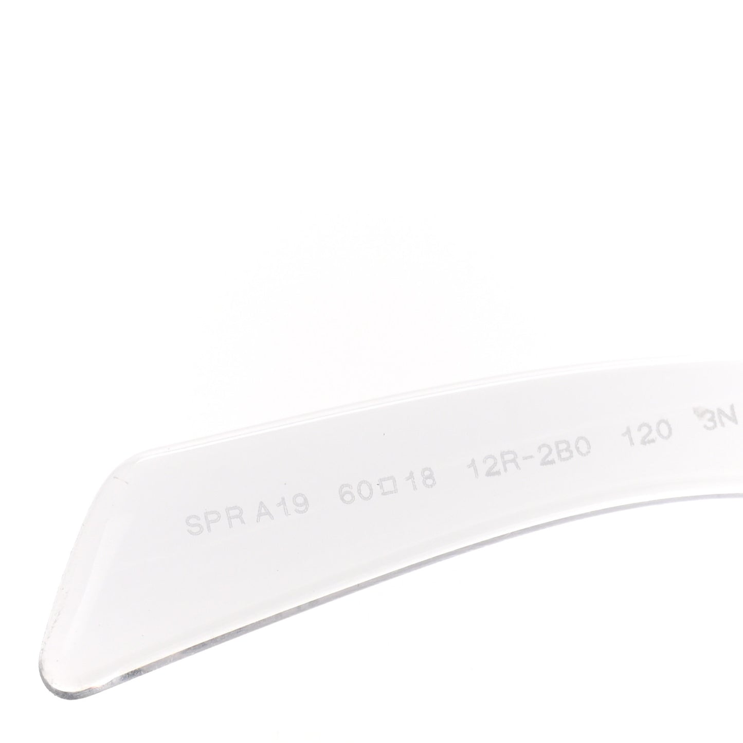 Acetate Symbole Sunglasses SPR A19 Transparent Grigio