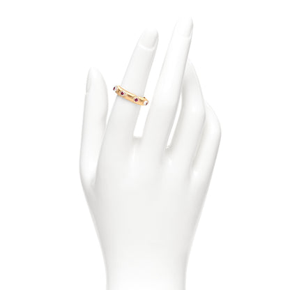 Buccellati 18K Yellow White Gold Ruby Macri Positano Eternelle Ring 51 5.75 2 of 5